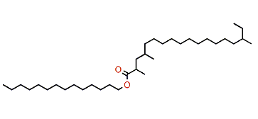 Tetradecyl 2,4,16-trimethyloctadecanoate